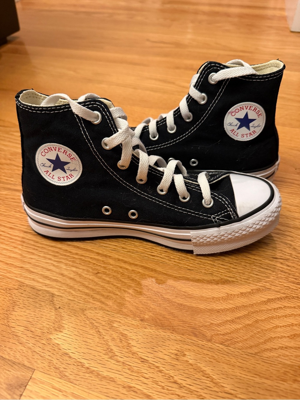 Converse Black & White Kids High-Top Sneakers